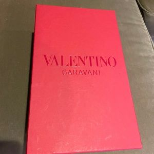 Valentino Garavani Red Shoe Box. With Two Shoe Bags & Tissue.